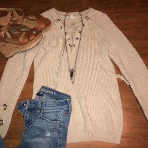 Creme Knit Sweater